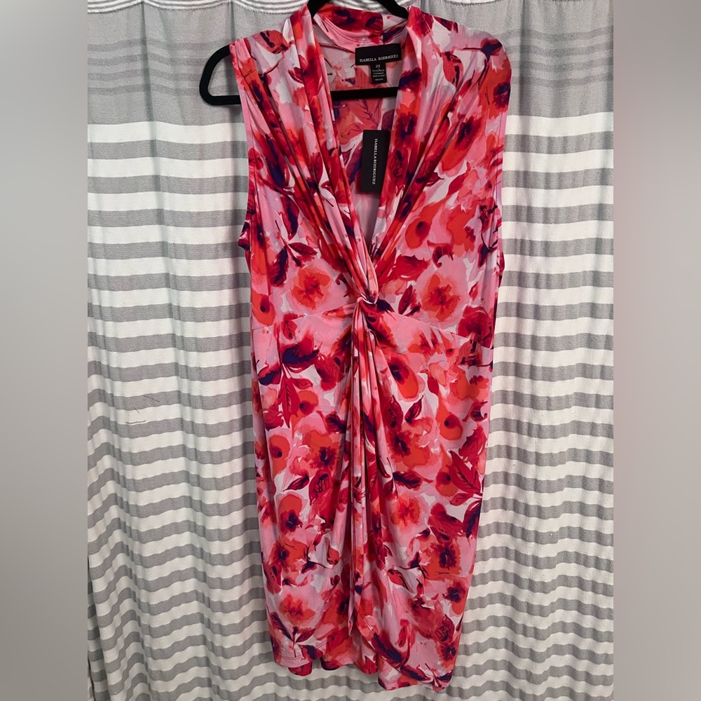 Isabella Rodriguez Floral Pink Dress